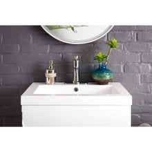 Load image into Gallery viewer, James Martin Columbia 24&quot; Glossy White - Brushed Nickel Single Vanity