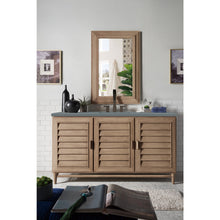 Load image into Gallery viewer, James Martin Portland 60&quot; Whitewashed Walnut Single Vanity