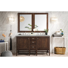 Load image into Gallery viewer, James Martin Addison 60&quot; Mid Century Acacia Double Vanity
