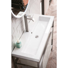 Load image into Gallery viewer, James Martin Boston 39.5&quot; Stainless Steel Sink Console with Cabinet