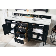 Load image into Gallery viewer, James Martin Brittany 72&quot;  Black Onyx Double Vanity