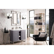 Load image into Gallery viewer, James Martin Alicante&#39; 39.5&quot; Grey Smoke-Brushed Nickel Single Vanity Cabinet