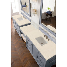Load image into Gallery viewer, James Martin Copper Cove Encore 122&quot; Silver Gray Double Vanity Set
