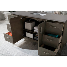 Load image into Gallery viewer, James Martin Metropolitan 60&quot; Silver Oak Single Vanity