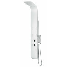 Load image into Gallery viewer, Swan 64 in. 6-Jetted Full Body Shower Panel with Heavy Rain Shower and Spray Wand in White- Anzzi