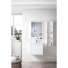 Load image into Gallery viewer, James Martin Milan 23.6&quot; Glossy White Single Vanity