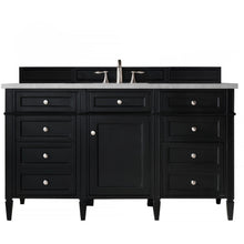 Load image into Gallery viewer, James Martin Brittany 60&quot;Black Onyx Single Vanity- James Martin