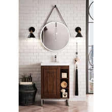 Load image into Gallery viewer, James Martin Alicante&#39; 24&quot; Mid Century Acacia-Brushed Nickel Single Vanity Cabinet