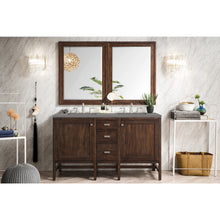 Load image into Gallery viewer, James Martin Addison 60&quot; Mid Century Acacia Double Vanity