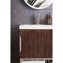 Load image into Gallery viewer, James Martin Columbia 24&quot; Coffee Oak - Brushed Nickel Single Vanity