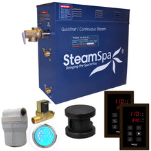 Load image into Gallery viewer, SteamSpa Royal 7.5 KW QuickStart Acu-Steam Bath Generator Package with Built-in Auto Drain in Oil Rubbed Bronze- SteamSpa