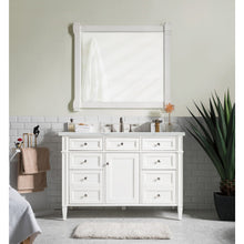 Load image into Gallery viewer, James Martin Brittany 48&quot;Bright White Single Vanity- James Martin