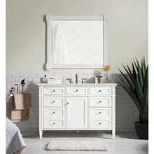 Load image into Gallery viewer, James Martin Brittany 48&quot;Bright White Single Vanity
