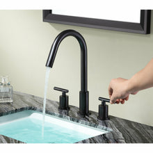 Load image into Gallery viewer, Spartan 8 in. Widespread 2-Handle Bathroom Faucet in Oil Rubbed Bronze- Anzzi