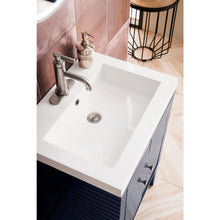 Load image into Gallery viewer, James Martin Linden 24&quot; Navy Blue Single Vanity Cabinet