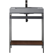 Load image into Gallery viewer, James Martin Como 27.6&quot; Matte Black Sink Console- James Martin
