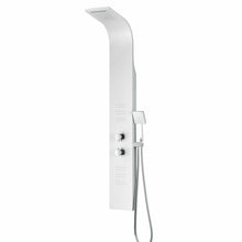 Load image into Gallery viewer, Arena Series 60 in. Full Body Shower Panel System with Heavy Rain Shower and Spray Wand in White- Anzzi