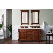 Load image into Gallery viewer, James Martin Brookfield 60&quot; Warm Cherry Double Vanity