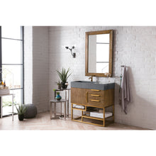 Load image into Gallery viewer, James Martin Columbia 36&quot; Latte Oak - Radiant Gold Single Vanity