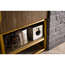 Load image into Gallery viewer, James Martin Columbia 24&quot; Latte Oak - Radiant Gold Single Vanity