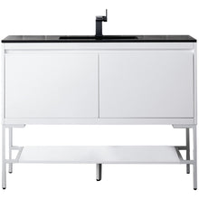 Load image into Gallery viewer, James Martin Milan 47.3&quot; Glossy White - Glossy White Single Vanity- James Martin