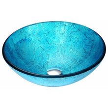 Load image into Gallery viewer, Tereali Series Deco-Glass Vessel Sink in Blue Ice- Anzzi