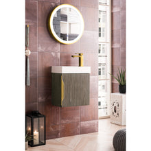 Load image into Gallery viewer, James Martin Columbia 16&quot; Ash Gray Single Vanity