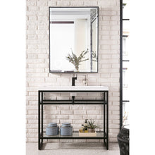 Load image into Gallery viewer, James Martin Boston 39.5&quot; Stainless Steel Sink Console- James Martin