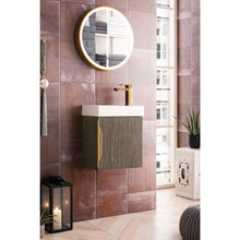 Load image into Gallery viewer, James Martin Columbia 16&quot; Ash Gray Single Vanity