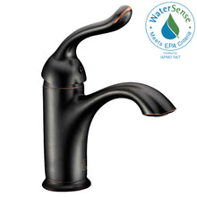 Load image into Gallery viewer, Arc Series Single Hole Single-Handle Low-Arc Bathroom Faucet in Oil Rubbed Bronze- Anzzi