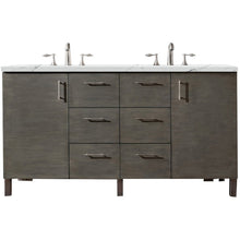 Load image into Gallery viewer, James Martin Metropolitan 60&quot; Silver Oak Double Vanity- James Martin
