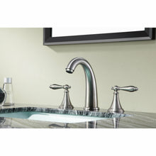 Load image into Gallery viewer, Queen 8 in. Widespread 2-Handle Bathroom Faucet in Brushed Nickel- Anzzi