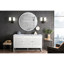 Load image into Gallery viewer, James Martin Athens 60&quot; Glossy White Single Vanity