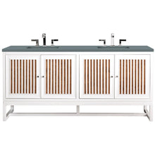 Load image into Gallery viewer, James Martin Athens 72&quot; Glossy White Double Vanity- James Martin