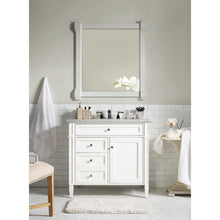 Load image into Gallery viewer, James Martin Brittany 36&quot;Bright White Single Vanity- James Martin