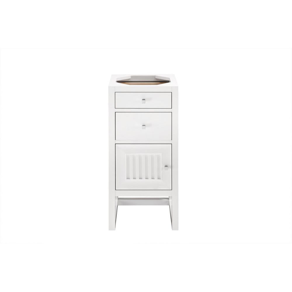 James Martin Athens 15 Cabinet w/ Drawers & Door Glossy White