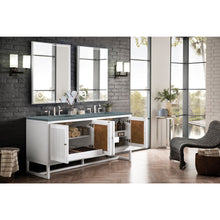 Load image into Gallery viewer, James Martin Athens 72&quot; Glossy White Double Vanity