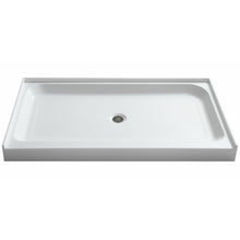 Load image into Gallery viewer, Tier 32 x 60  in. Center Drain Single Threshold Shower Base in White- Anzzi