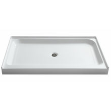 Load image into Gallery viewer, Tier 36 x 60  in. Center Drain Single Threshold Shower Base in White- Anzzi
