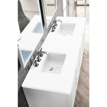 Load image into Gallery viewer, James Martin Athens 72&quot; Glossy White Double Vanity
