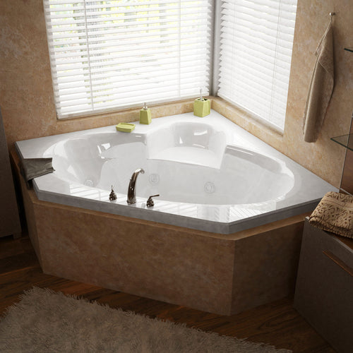 Atlantis Whirlpools Sublime 60 x 60 Corner Whirlpool Jetted Bathtub- Atlantis Whirlpools