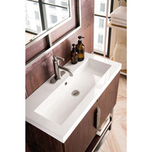 Load image into Gallery viewer, James Martin Columbia 31.5&quot; Coffee Oak - Brushed Nickel Single Vanity