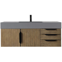 Load image into Gallery viewer, James Martin Mercer Island 48&quot; Latte Oak - Matte Black Single Vanity- James Martin