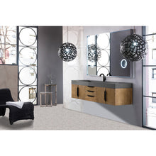 Load image into Gallery viewer, James Martin Mercer Island 72&quot; Latte Oak - Matte Black Single Vanity