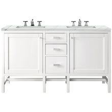 Load image into Gallery viewer, James Martin Addison 60&quot; Glossy White Double Vanity- James Martin