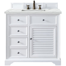 Load image into Gallery viewer, James Martin Savannah 36&quot; Bright White Single Vanity- James Martin