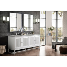 Load image into Gallery viewer, James Martin Athens 72&quot; Glossy White Double Vanity