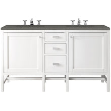 Load image into Gallery viewer, James Martin Addison 60&quot; Glossy White Double Vanity- James Martin