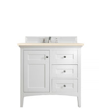 Load image into Gallery viewer, James Martin Palisades 36&quot; Bright White Single Vanity- James Martin