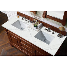 Load image into Gallery viewer, James Martin Brookfield 60&quot; Warm Cherry Double Vanity